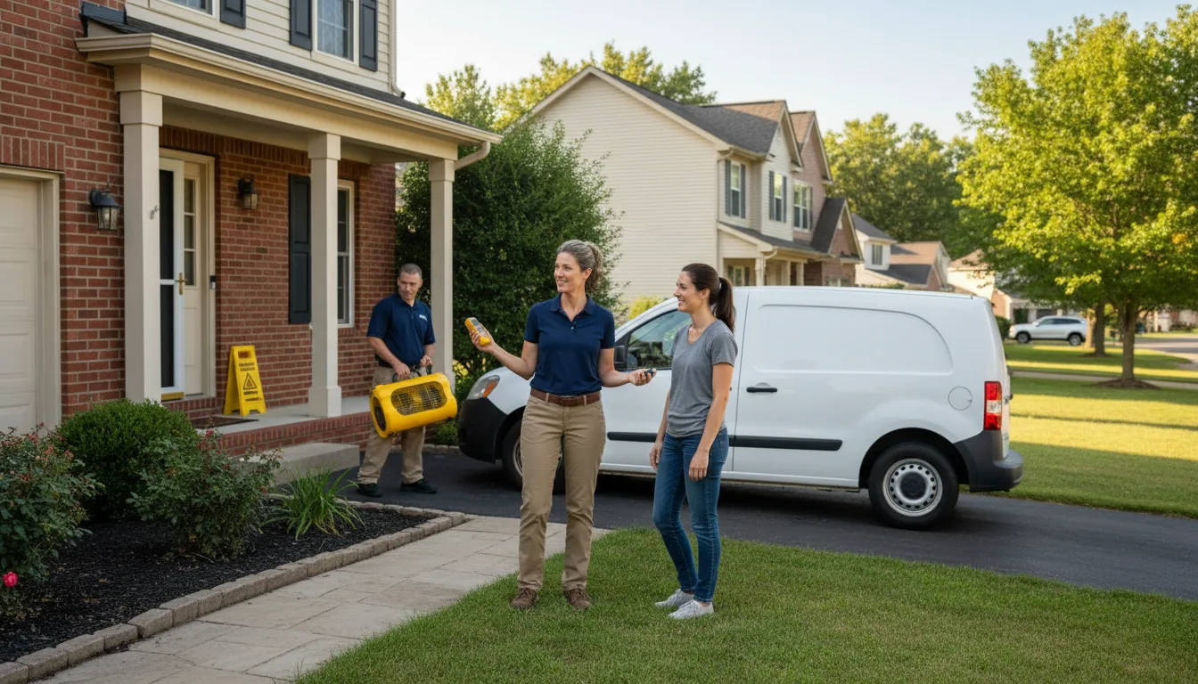 Water restoration image for Flood Water Cleanup, Removal And Restoration Services in Mount Airy, MD